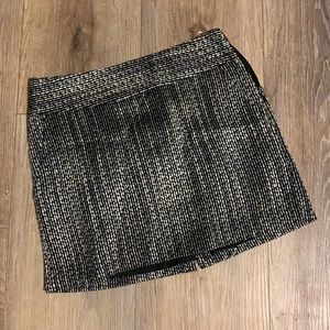 Worn once wool like mini skirt